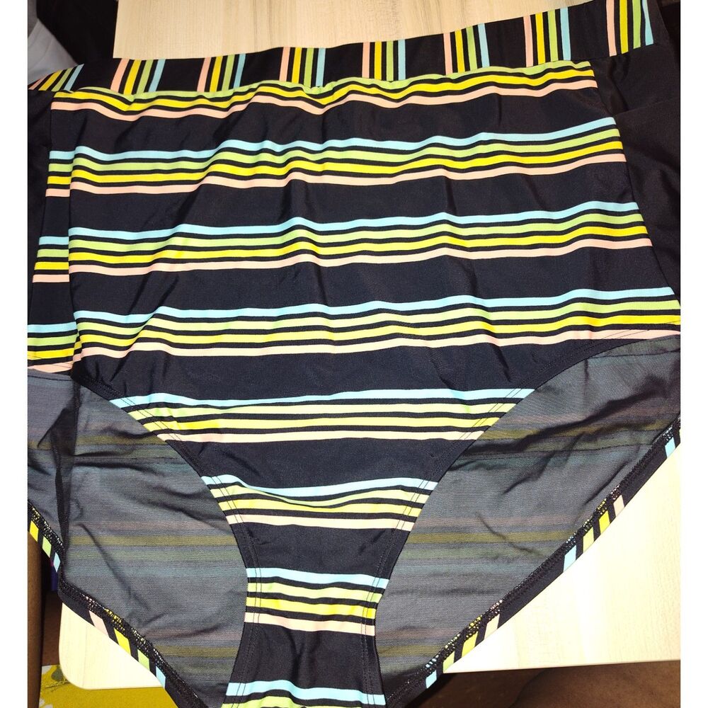Torrid Active Swim High‑Waist Bottoms, size 4X - NWT
